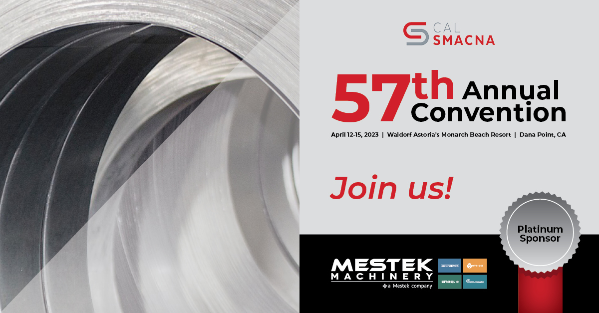 Mestek Machinery Returns to CAL SMACNA 57th Annual Convention